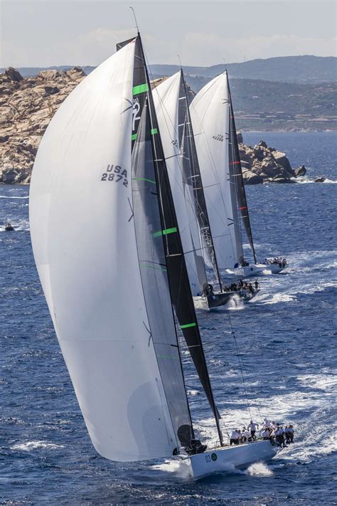 Winners of the 2018 Maxi Yacht Rolex Cup 